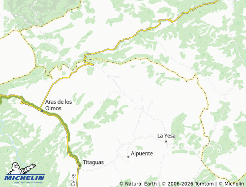 Mappa MICHELIN El Hontanar - ViaMichelin