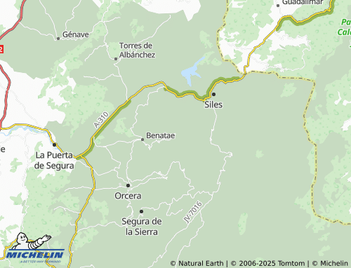 MICHELIN Puente Honda map - ViaMichelin