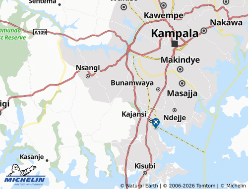Carte MICHELIN Nkungulutale - ViaMichelin