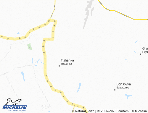 MICHELIN Shakhovka map - ViaMichelin