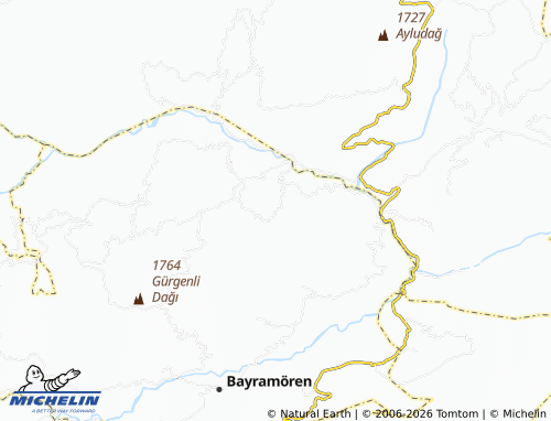 MICHELIN Dereköy map - ViaMichelin
