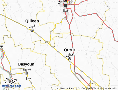 MICHELIN El Etwah El Qeblia map - ViaMichelin