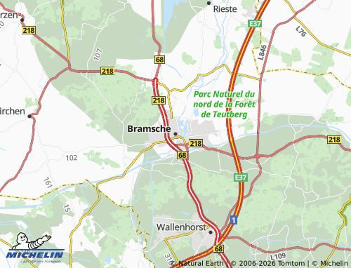 MICHELIN Bramsche map - ViaMichelin