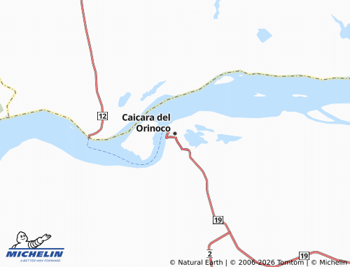MICHELIN-Landkarte Caicara del Orinoco - ViaMichelin