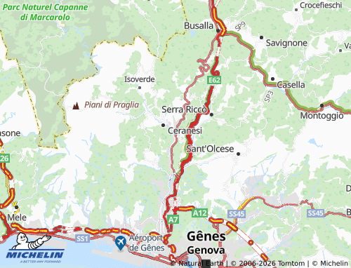 MICHELIN Pontedecimo map - ViaMichelin