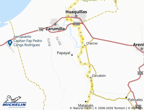 Carte MICHELIN Papayal - ViaMichelin