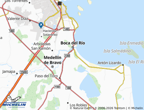 MICHELIN Rincón del Conchal map - ViaMichelin