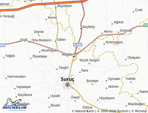 MICHELIN Aligör map - ViaMichelin