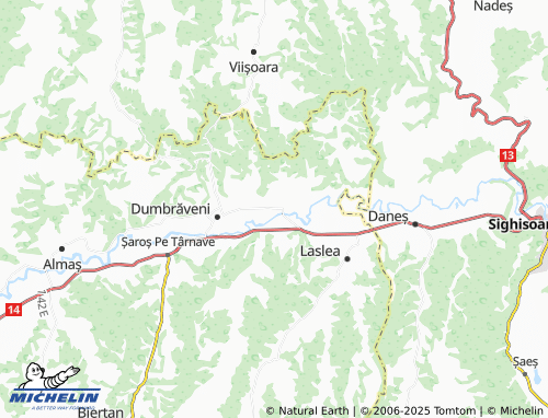 MICHELIN Hoghilag map - ViaMichelin