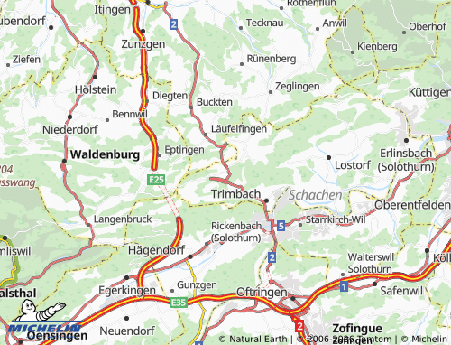 MICHELIN Hauenstein map - ViaMichelin