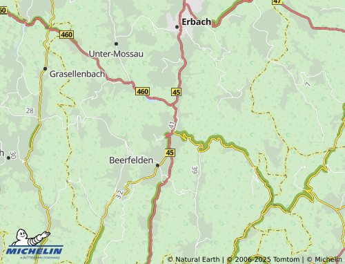 MICHELIN Hetzbach map - ViaMichelin