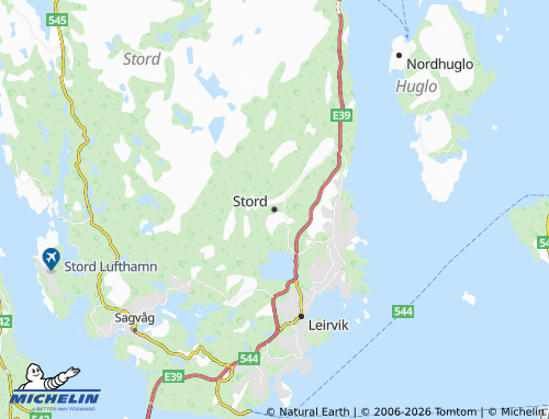 Mappa MICHELIN Stord - ViaMichelin