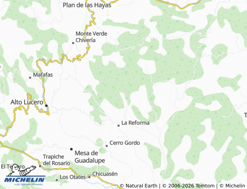 Mapa MICHELIN Topiltepec - ViaMichelin