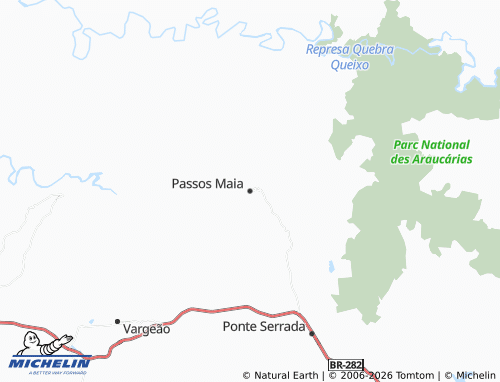 Mapa MICHELIN Passos Maia - ViaMichelin