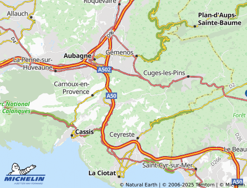 Carte MICHELIN Petit Rouvière - ViaMichelin