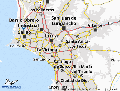 Mapa MICHELIN La Victoria - ViaMichelin