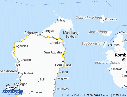 MICHELIN Cagbuaya map - ViaMichelin