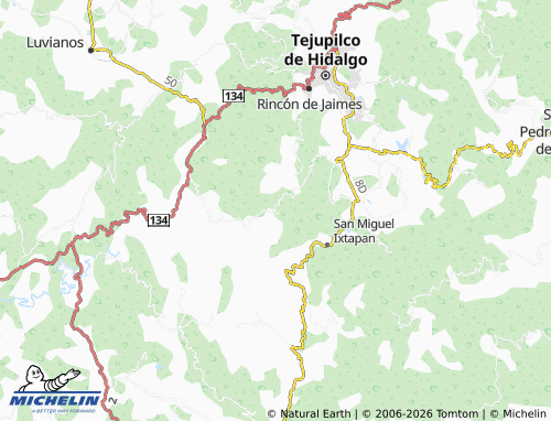 MICHELIN Puerto del Aire map - ViaMichelin