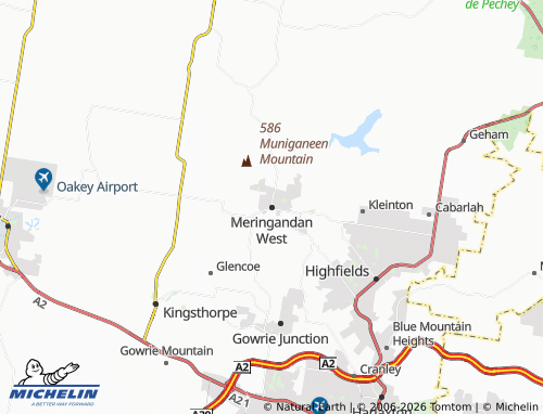 MICHELIN-Landkarte Meringandan West - ViaMichelin
