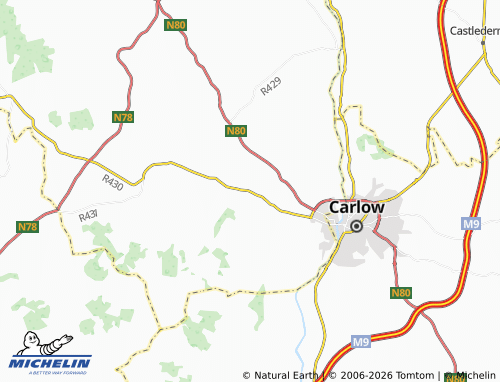Carte MICHELIN Killeshin - ViaMichelin