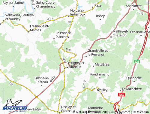 Carte MICHELIN Bourguignon-lès-la-Charité - ViaMichelin