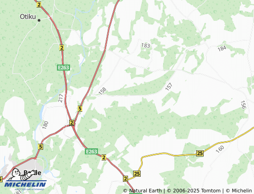 MICHELIN Vodja map - ViaMichelin