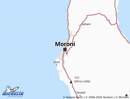 MICHELIN Moroni map - ViaMichelin