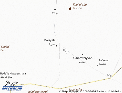 MICHELIN-Landkarte al-Wadi - ViaMichelin