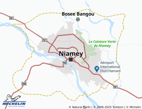 MICHELIN Gandatché map - ViaMichelin