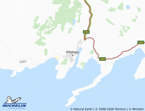 Kaart MICHELIN Killybegs - ViaMichelin