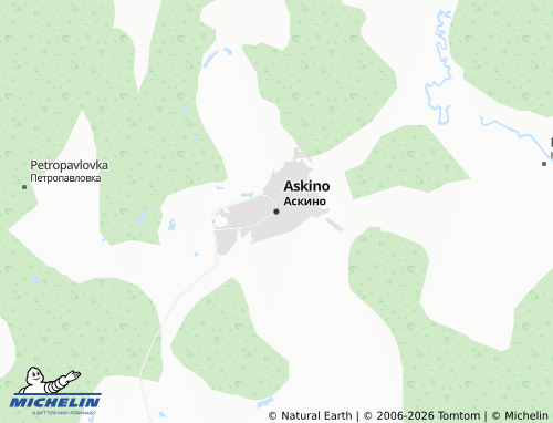 MICHELIN-Landkarte Askino - ViaMichelin