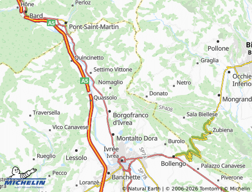 Mapa MICHELIN Andrate - ViaMichelin