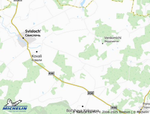 MICHELIN Ogorodniki map - ViaMichelin