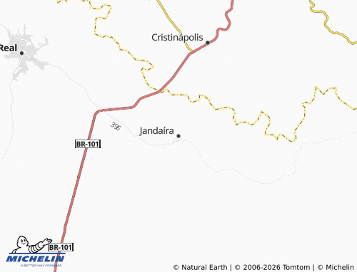 Mapa MICHELIN Jandaíra - ViaMichelin