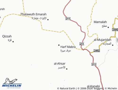 MICHELIN-Landkarte Harf Mabra - ViaMichelin
