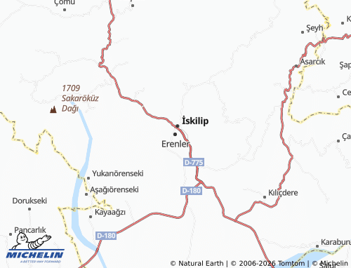 Mappa MICHELIN Erenler - ViaMichelin