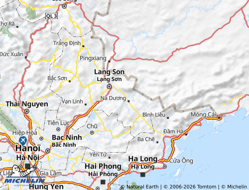 MICHELIN Lộc Bình map - ViaMichelin