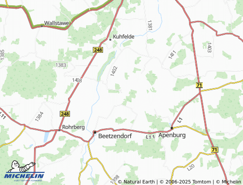 Mapa MICHELIN Klein Gischau - ViaMichelin