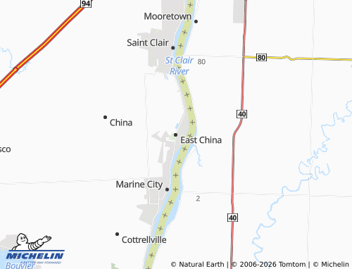Carte MICHELIN East China - ViaMichelin