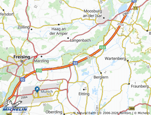 MICHELIN-Landkarte Gaden - ViaMichelin