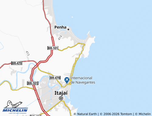 Mappa MICHELIN De Gravatá - ViaMichelin