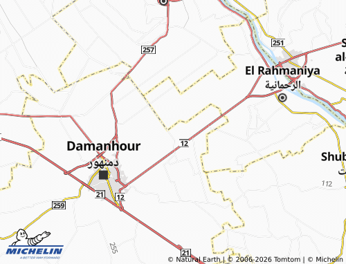 Mapa MICHELIN Munsha'at Sa'eed Tousoun - ViaMichelin