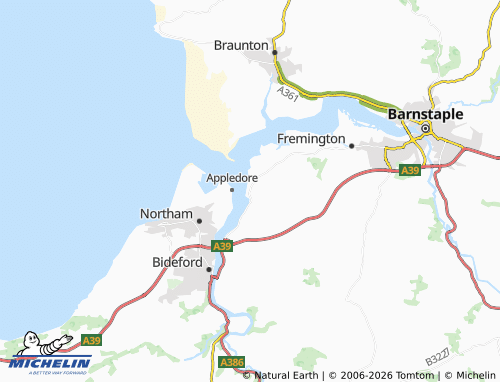 Carte MICHELIN Instow - ViaMichelin