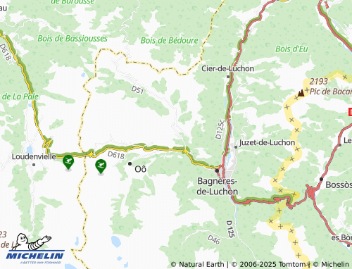 MICHELIN Benque-Dessous-et-Dessus map - ViaMichelin