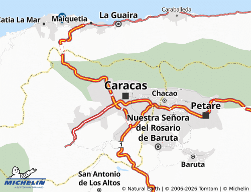 Mappa MICHELIN Caracas - ViaMichelin