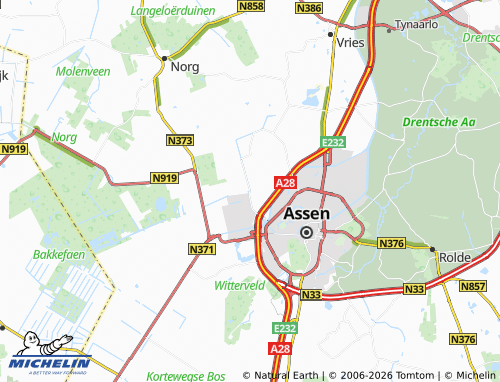 MICHELIN Zeijerveen map - ViaMichelin