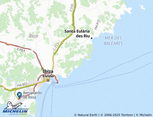 MICHELIN Urbanización Club de Golf Roca Llisa map - ViaMichelin