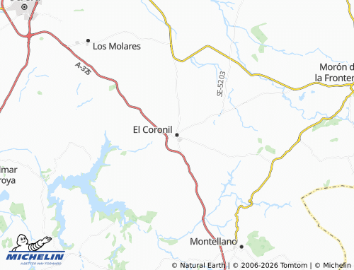 Kaart MICHELIN El Coronil - ViaMichelin
