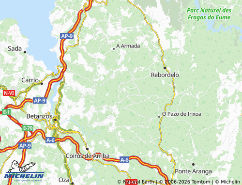MICHELIN O Lapido map - ViaMichelin