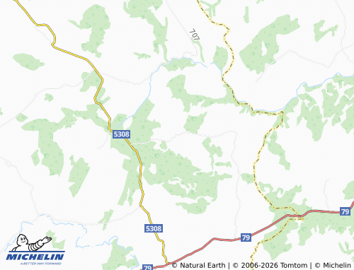 MICHELIN Dennitsa map - ViaMichelin